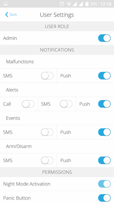 ajax security system application